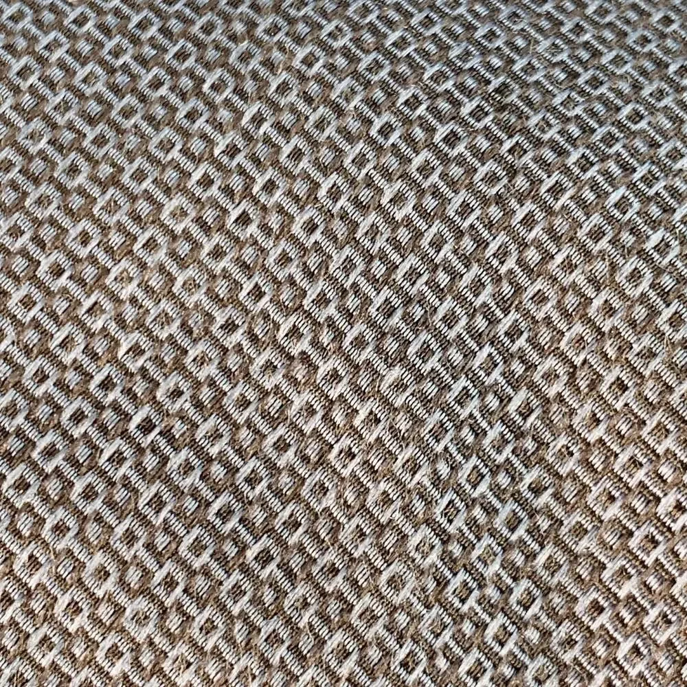 GUCCI One Size Blue Grey Checkered Silk Tie